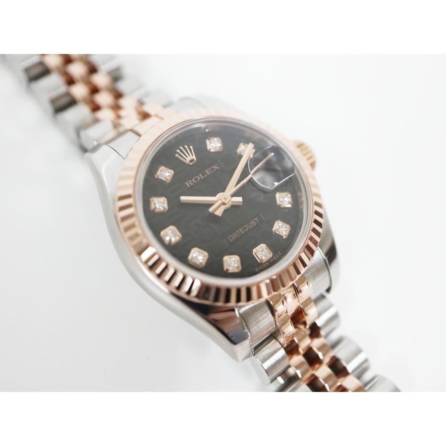 デイトジャスト ロレックス ROLEX デイトジャスト179171G ブラック