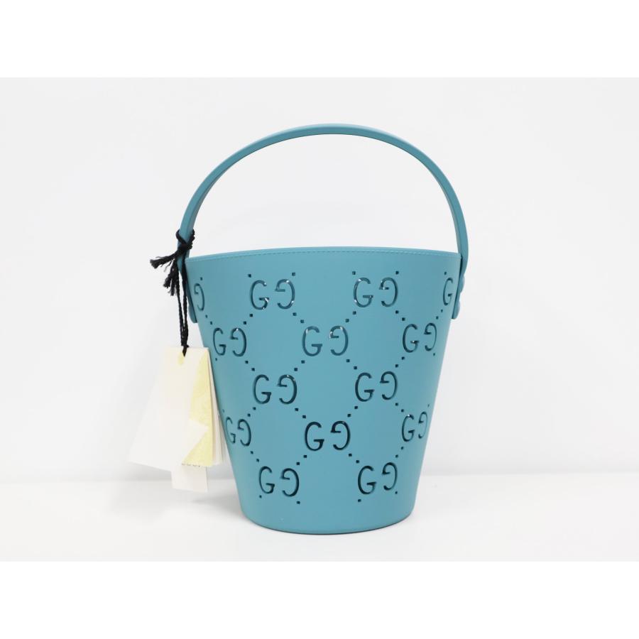 GUCCI（グッチ） チルドレンズ 723051 バケットバッグ ライトブルー 