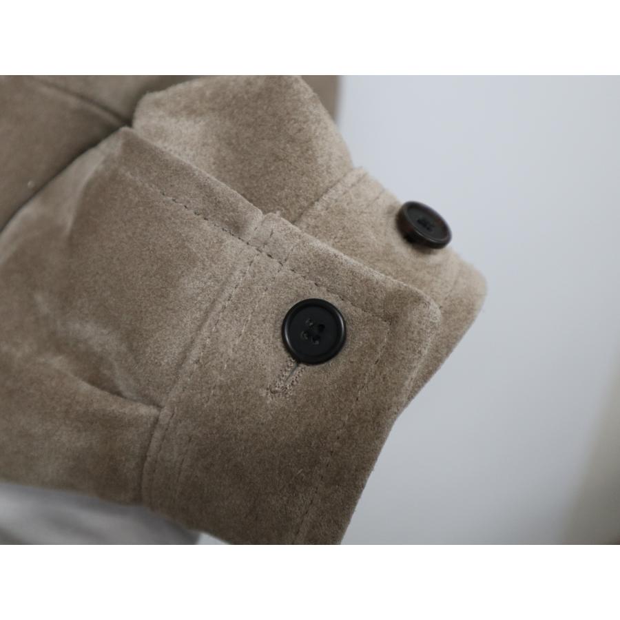 THE ROW（ザ ロウ） Ronan Suede Jacket サイズS 551-L237 ベージュ