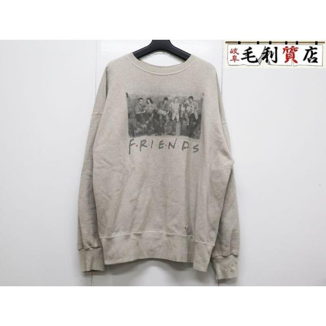 セントマイケル SAINTMICHAEL 25SS FRIENDS CREW NECK SWEAT SM-HR8-0000-C58 サイズXL  スウェット トレーナー セントマイケル SAINTMICHAEL 25SS FRIENDS CREW NECK SWEAT SM-HR8