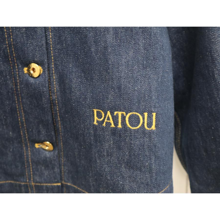 PATOU（パトゥ） オーガニックコットン デニム クロップドシャツ