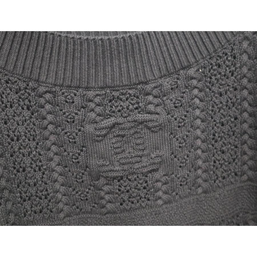 CHANEL シャネル ココビーチコレクション P76924 カギ編み ニット ブラック サイズ40 美品 プルオーバー CHANEL（シャネル） ココビーチコレクション P76924 カギ編み ニット