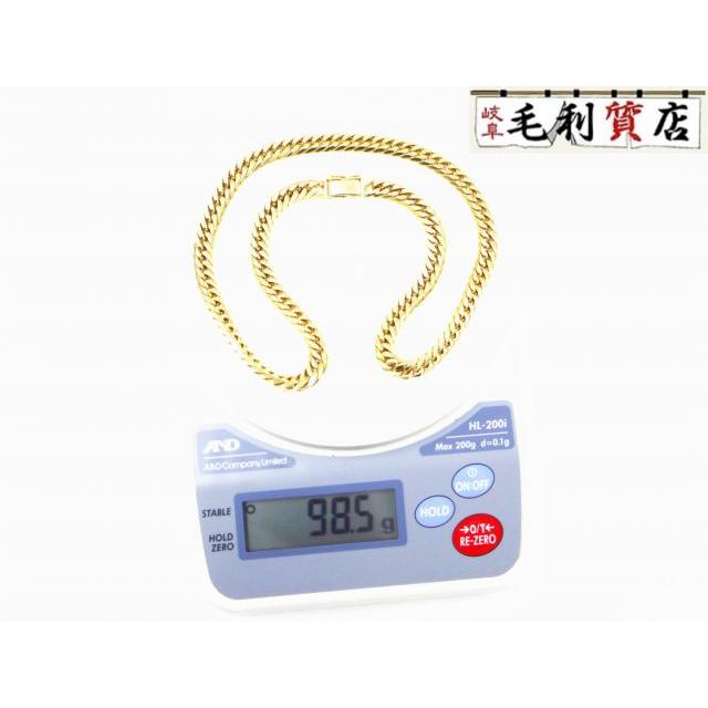K18 キヘイ 喜平 ネックレス 6面ダブル 98.5g 6メンダブル 18金 