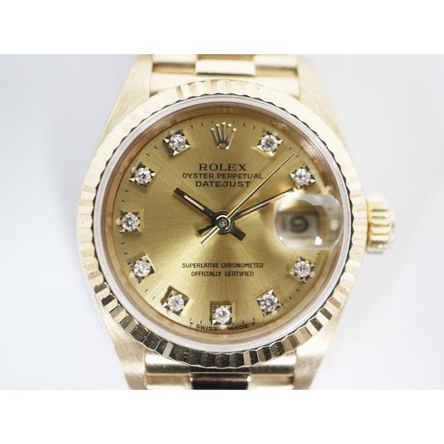 ROLEX（ロレックス） デイトジャスト 69178G 10P ダイヤ 金無垢 YG