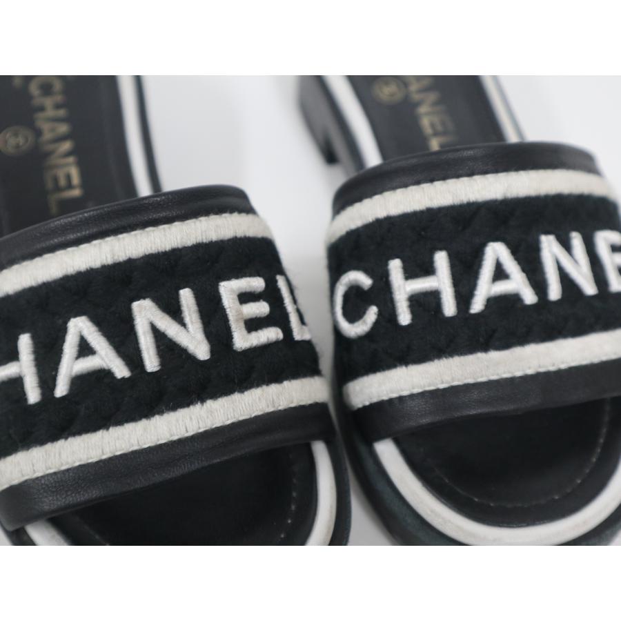 CHANEL（シャネル） CHANEL G36557 ラムスキン キャンバス ロゴ