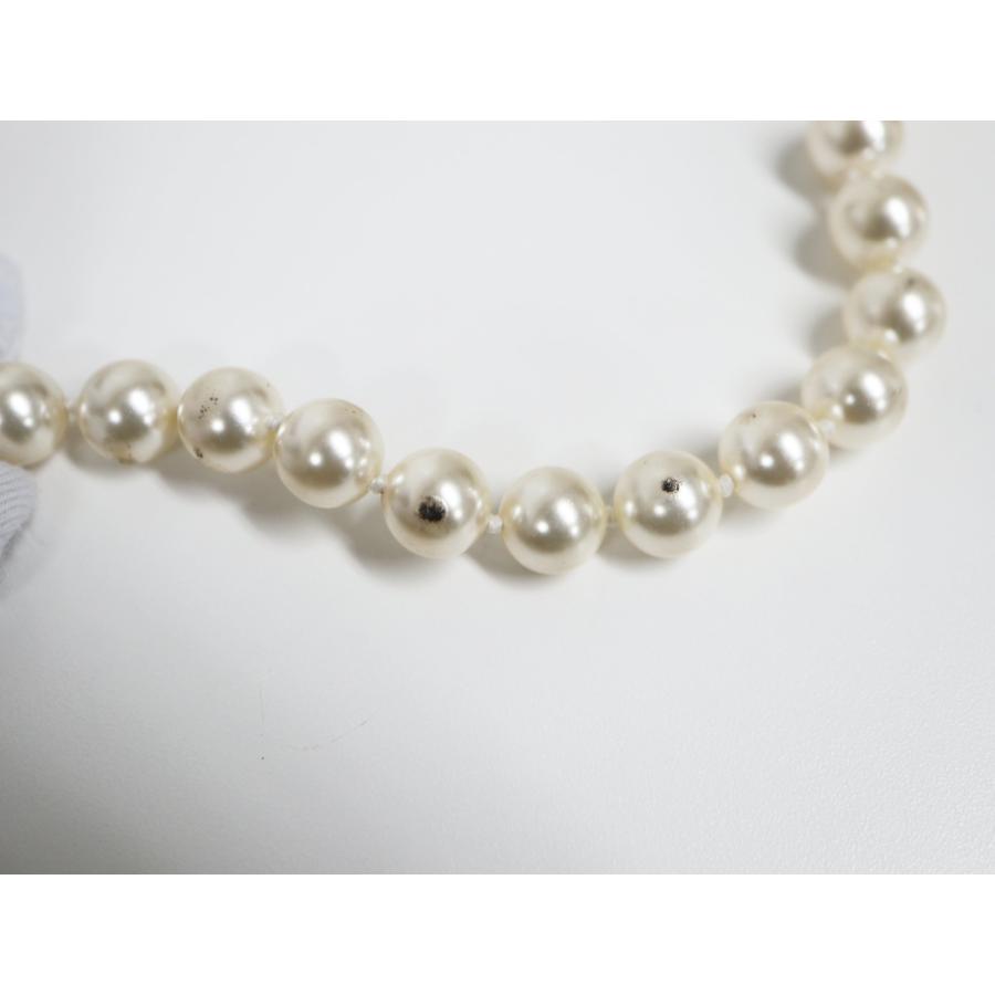 シャネル CHANEL B14 A ココマーク フェイクパール ロング ネックレス 【中古】アクセサリー ジュエリーの画像
