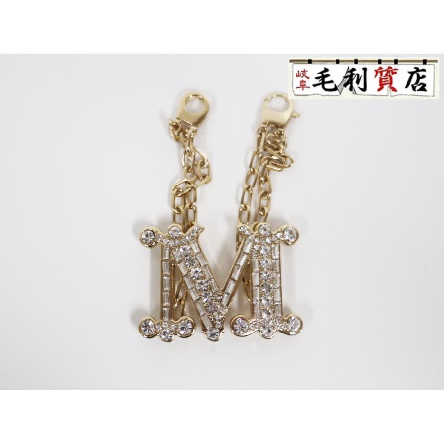 Max Mara（マックスマーラ） Mブレスレット ゴールド クリスタル