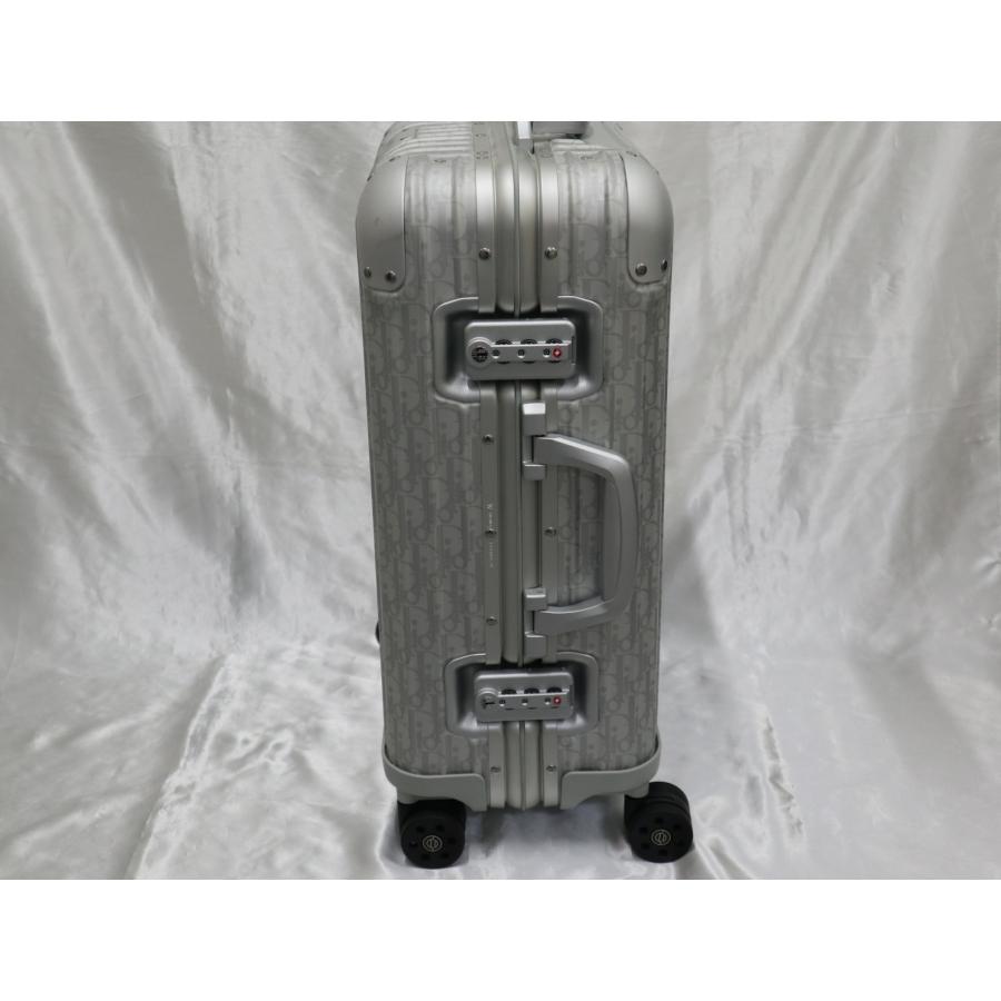 DIOR × RIMOWA キャリーオン スーツケース 35L Dior HOMME ディオール DIOR リモワ RIMOWA オブリーク キャリー