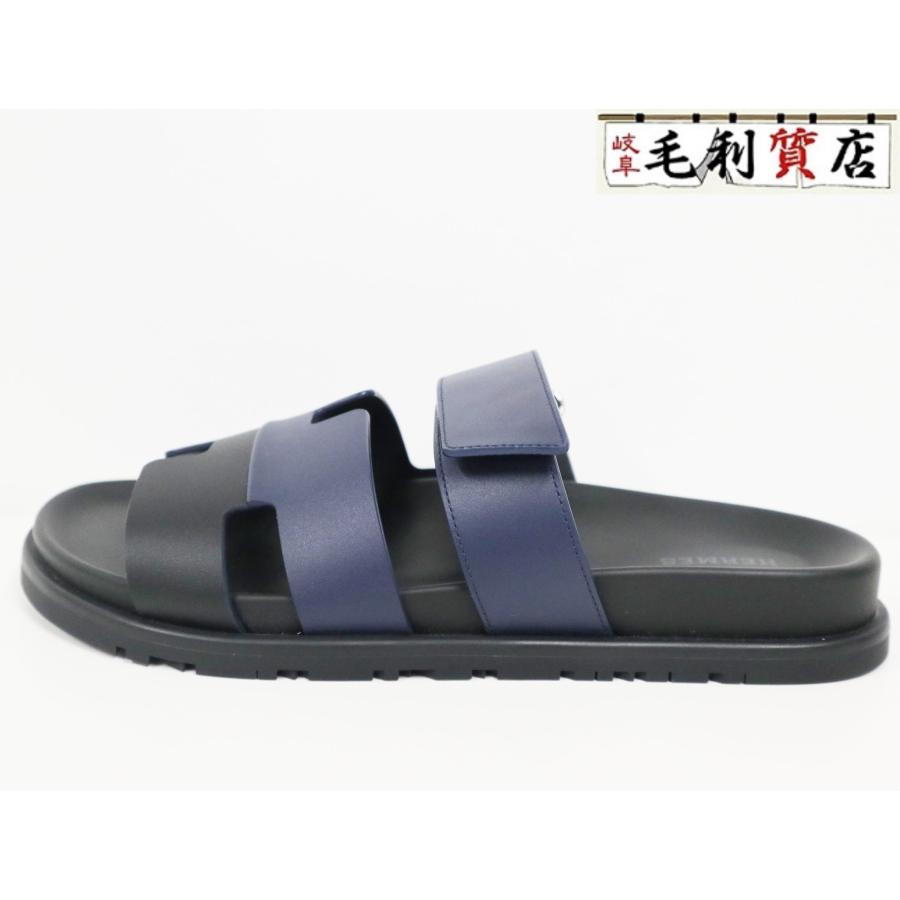 エルメス　シプレ　サンダル　サイズ40★美品★ページ HERMES（エルメス） シプレ レザー サイズ 40 （26cm） バイカラー