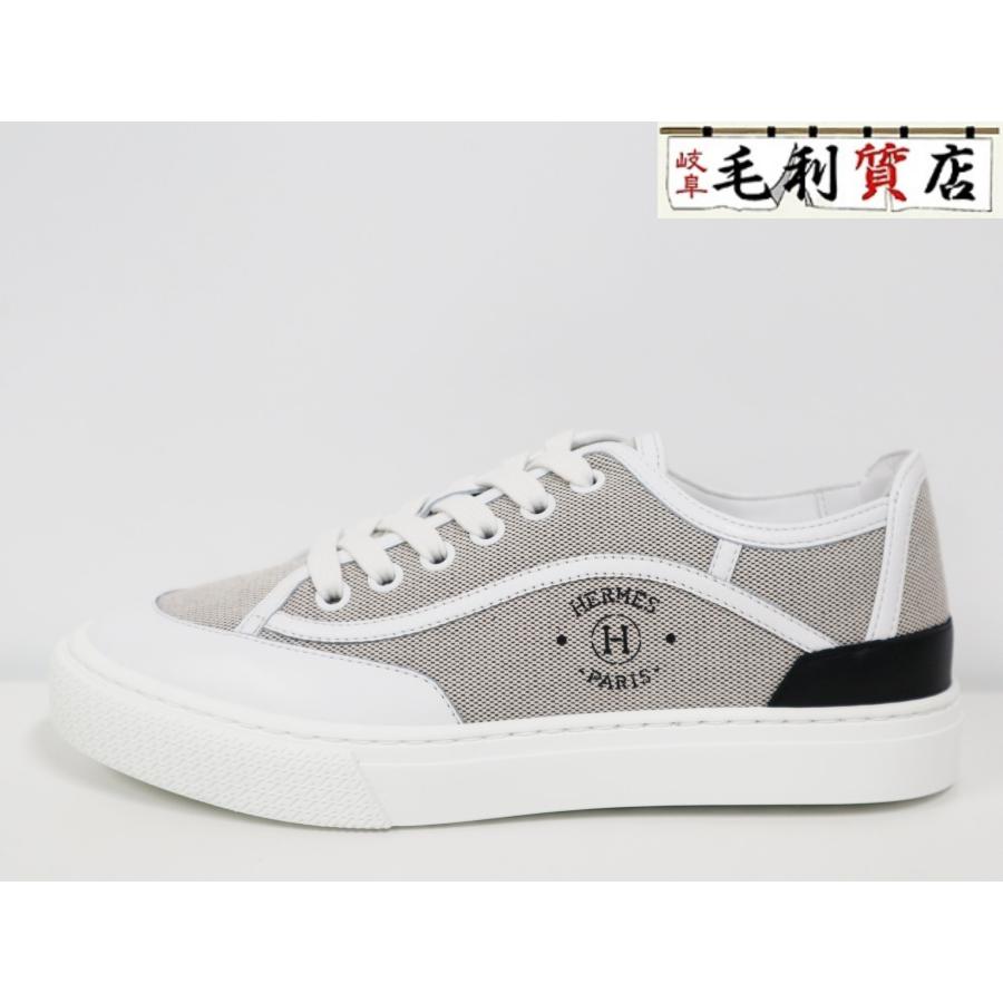 HERMES エルメス ゲット スニーカー レザー キャンバス サイズ 35  