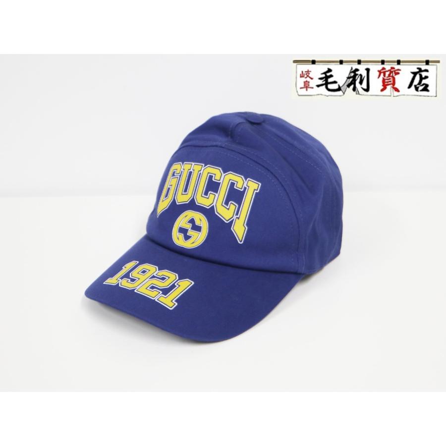 GUCCI グッチ 773135 カレッジベースボールキャップ インター 