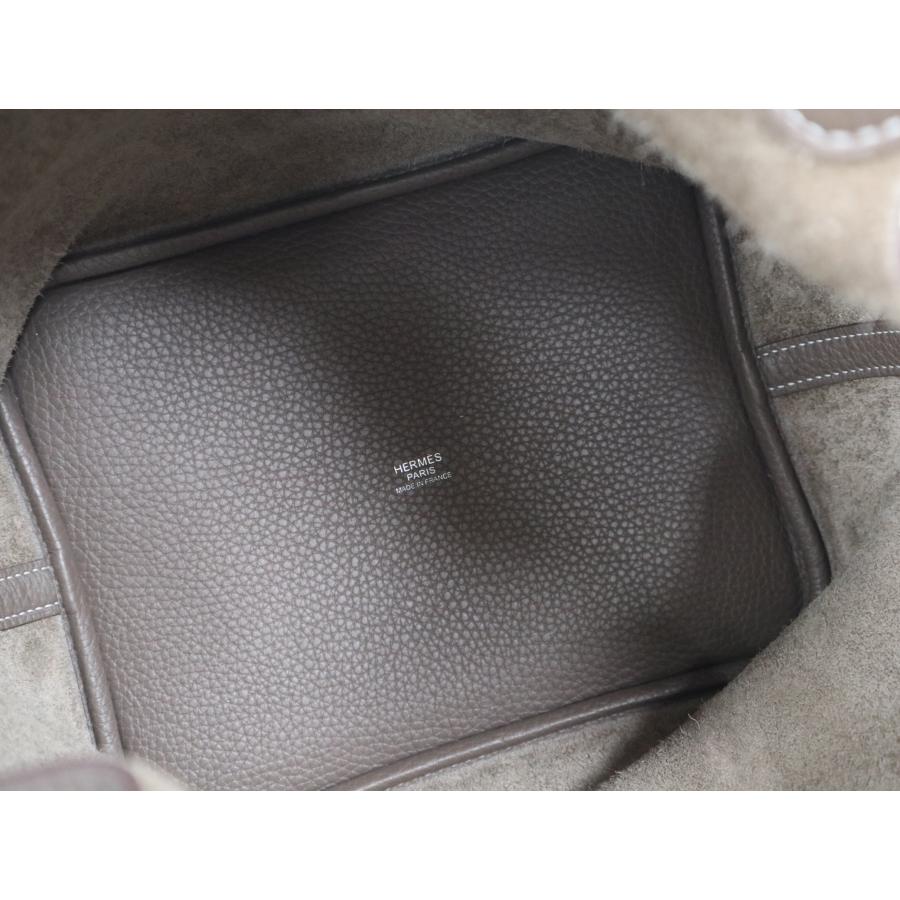 エルメス HERMES ピコタン ロック 22 MM エトゥープ トリヨン