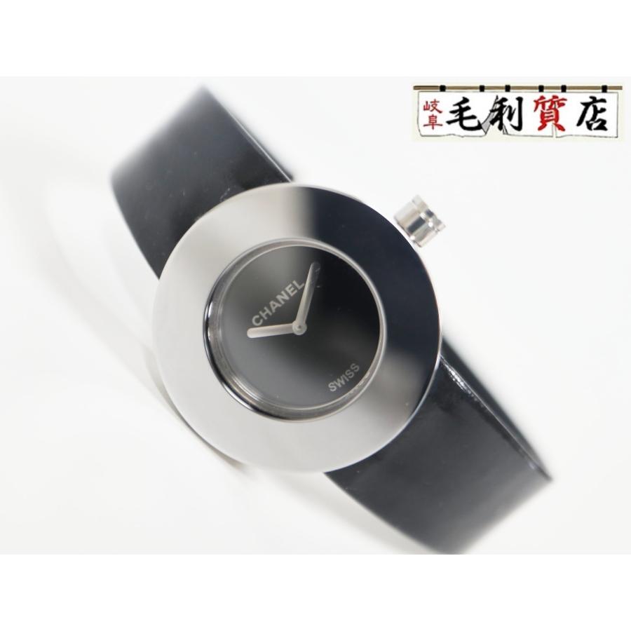 CHANEL シャネル ラ・ロンド H0579 ステンレス ブラック エナメル  