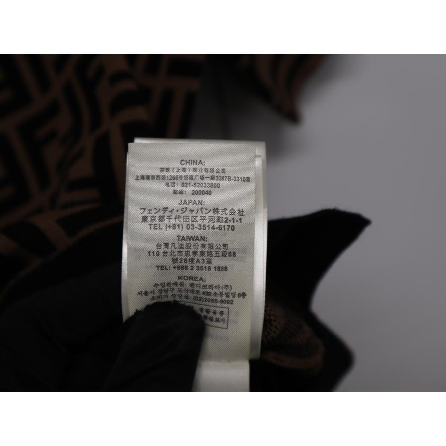 FENDI（フェンディ） FFロゴ ズッカ柄 半袖ニット サイズ36 FZY702