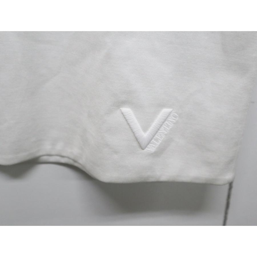 VALENTINO ヴァレンティノ Vロゴ刺繍 Tシャツ 4B0MG23F8LN サイズXXS  