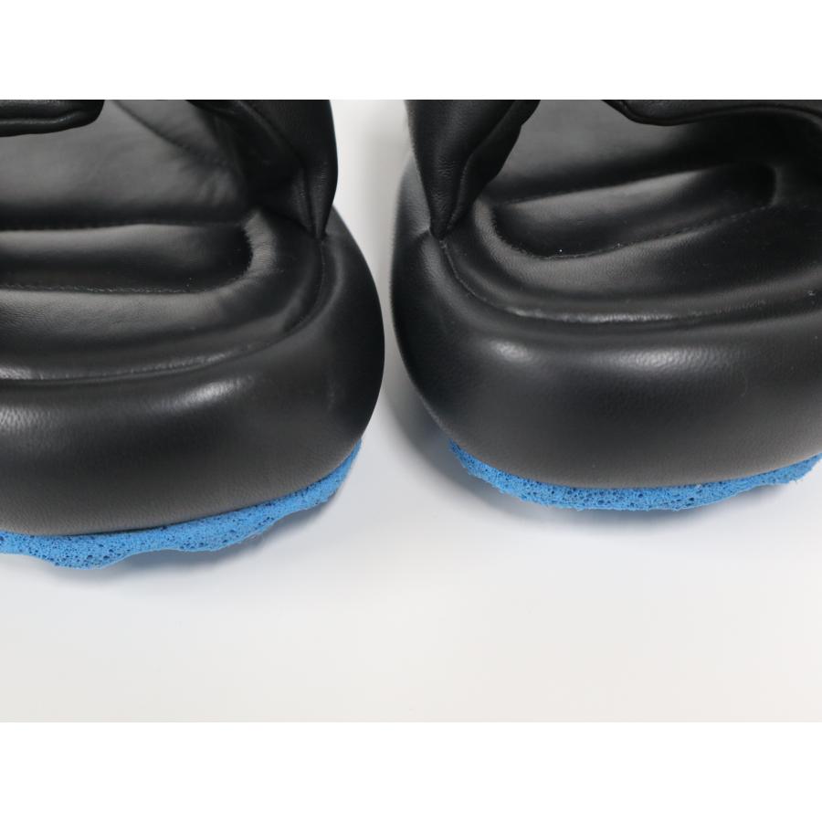off white（オフホワイト） Meteor パデッド サンダル ブラック ブルー