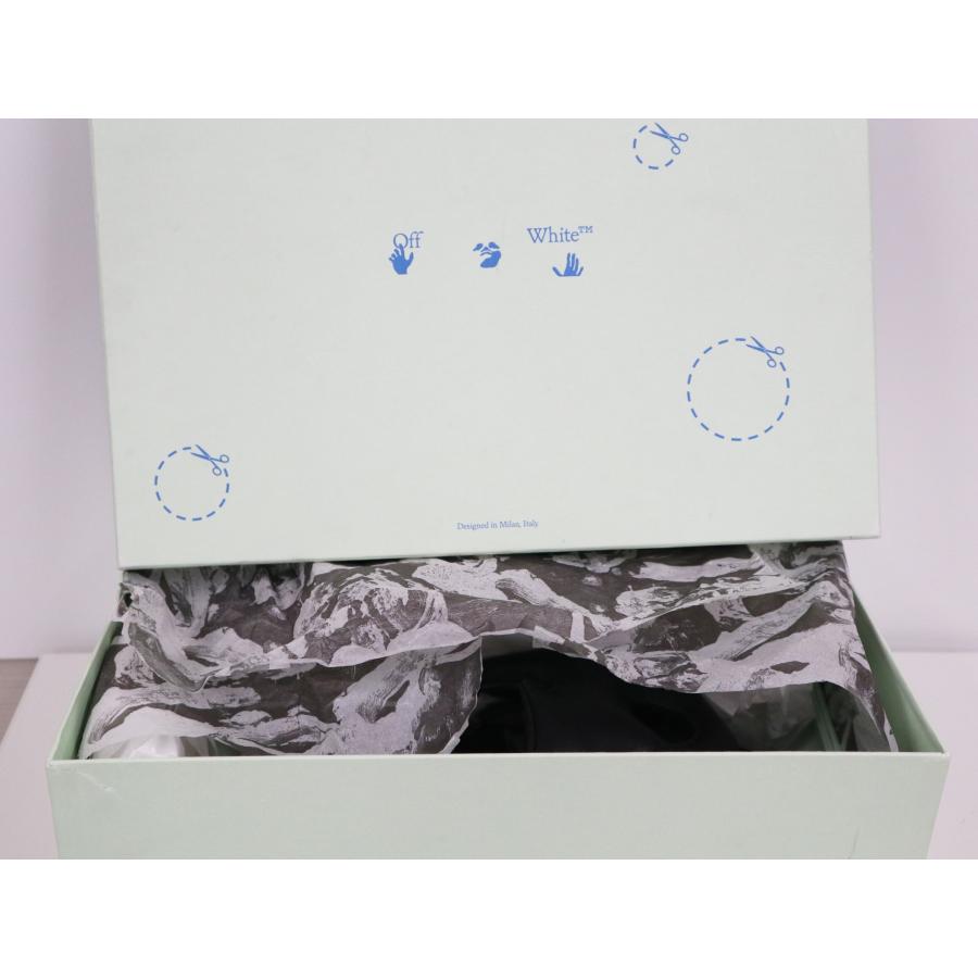 off white（オフホワイト） Meteor パデッド サンダル ブラック ブルー