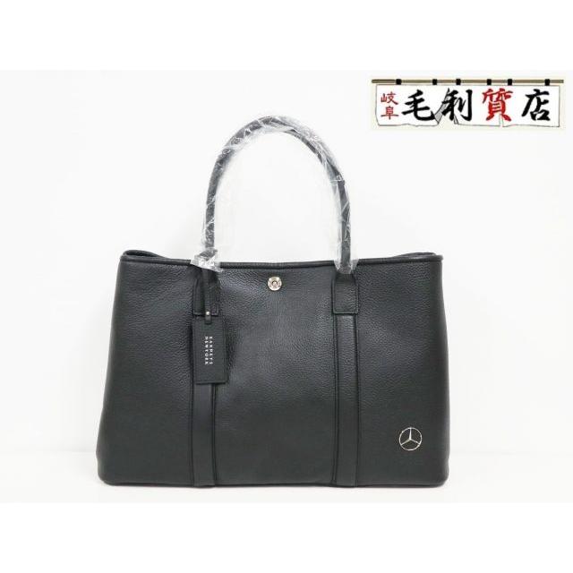 【美品】バーニーズニューヨーク トートバッグ メルセデスベンツ コラボ ブラック BARNEYS NEWYORK（バーニーズニューヨーク） バーニーズ ニューヨーク