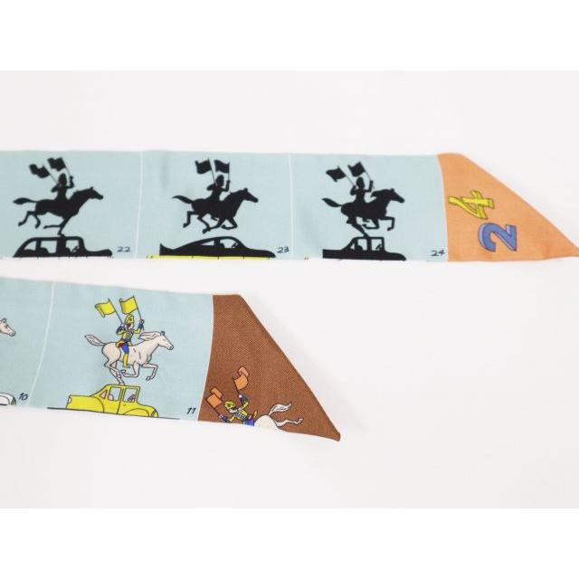 エルメス HERMES ツイリー パラード1 HERMES（エルメス） ツイリー エルメスパラード HERMES PARADE ブルー