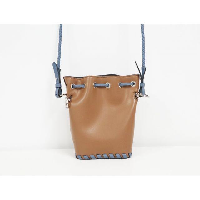 FENDI（フェンディ） モントレゾールミニ 8BS010 ブラウン×ブルー 