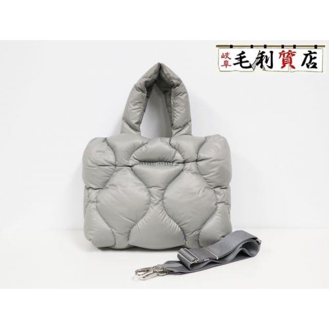 miu miu（ミュウミュウ） MIUMIU 5BG245 ナイロントート グレー