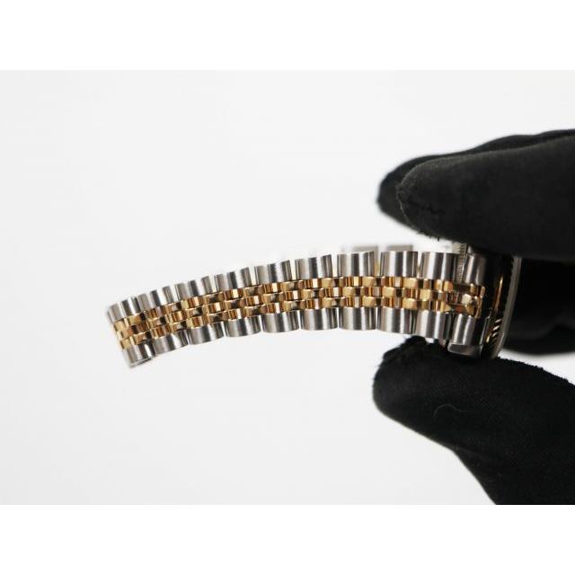 ロレックス ROLEX デイトジャスト 69173G ブラック 新ダイヤ コンビ W番 ブラック 自動巻き レディース  時計 ROLEX（ロレックス） デイトジャスト 69173G ブラック 新ダイヤ コンビ