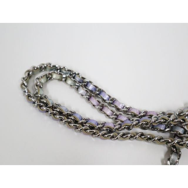 シャネル CHANEL マトラッセ ココマーク チェーンウォレット グラデーション メタリック ラムスキン 極上美品   バッグ CHANEL（シャネル） マトラッセ ココマーク チェーンウォレット
