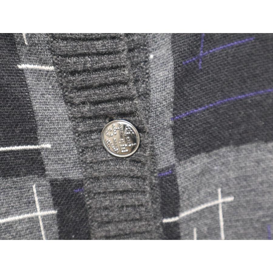 CHANEL カーディガン CHANEL シャネル COCO ロゴ バックボタン ニットカーディガン P71432