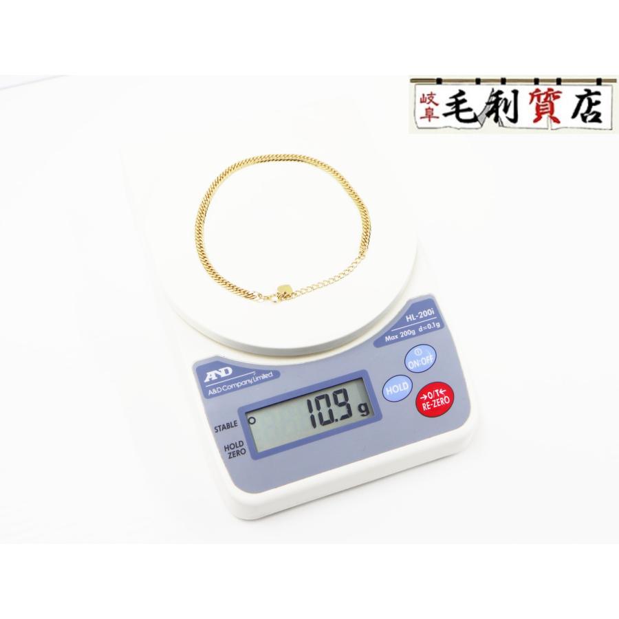 【18金】K18 喜平キヘイ6面ダブル希少アンクレット K18 キヘイ 喜平 アンクレット 6面ダブル 10.9g 6メンダブル18金