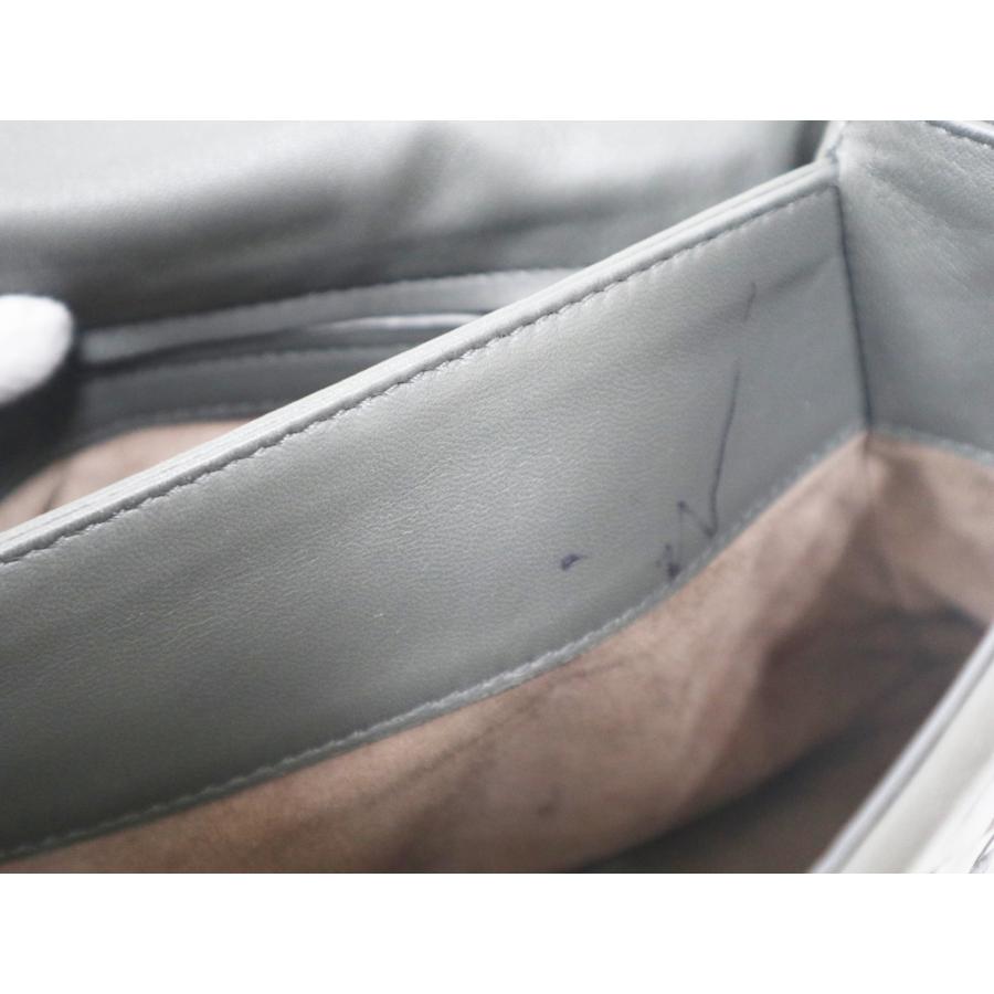 ボッテガヴェネタ BOTTEGA VENETA ショルダーバッグ 386498 オリンピア スモール グレー  チェーンバッグ ボッテガヴェネタ BOTTEGA VENETA ショルダーバッグ 386498 VO0AD 6600