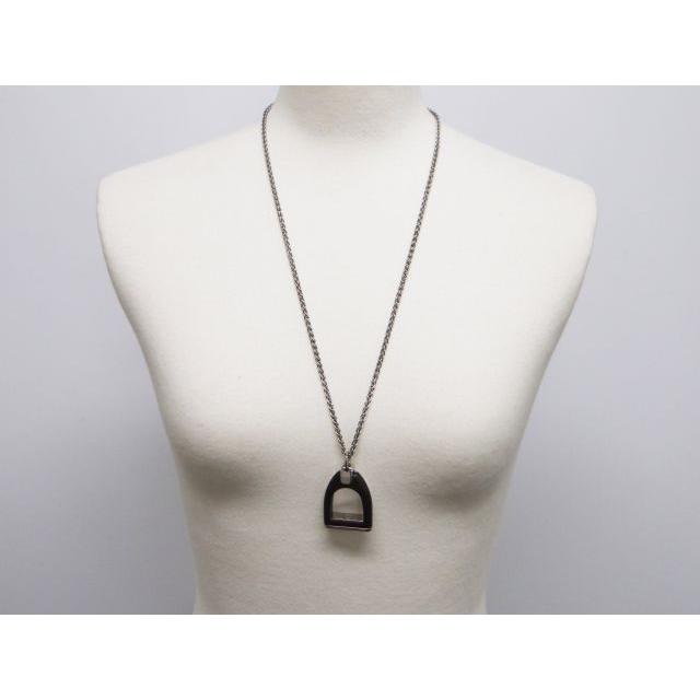 エルメス HERMES ネックレス エトリエ・ヴュルカニウム ブラウン H100091FP01 極上美品  アクセサリー HERMES（エルメス） ネックレス エトリエ・ヴュルカニウム ブラウン