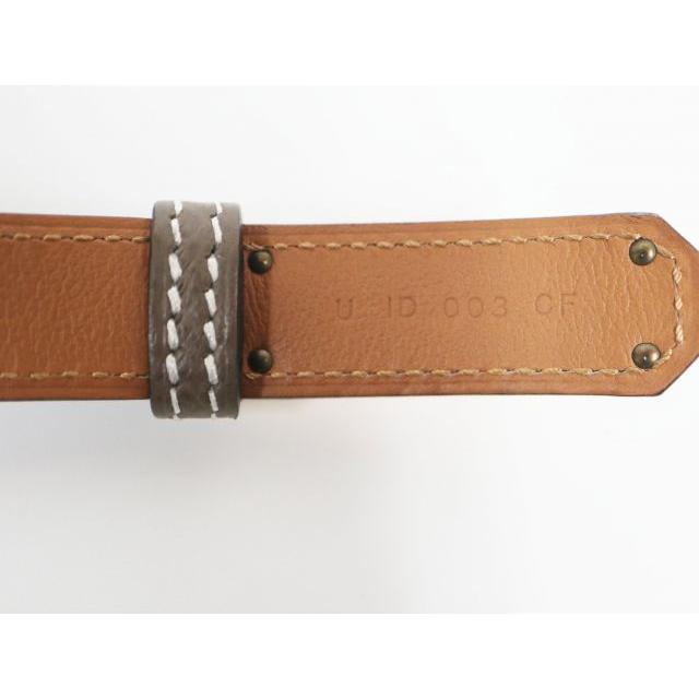 HERMES（エルメス） ケリーベルト 18 エプソン エトゥープ ゴールド