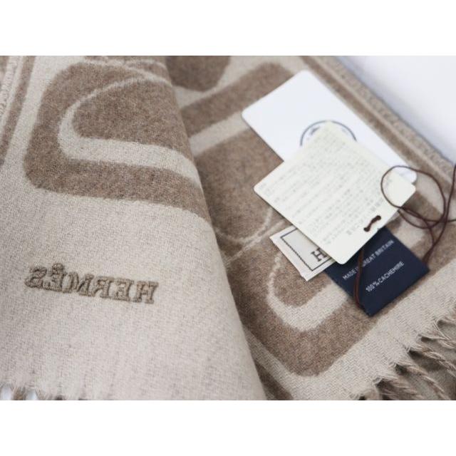 エルメス HERMES カシミヤ マフラー 《クリック・セ・ヌエ》 カシミア 未使用品 H392917T 01 メンズ 小物_3