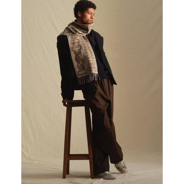 エルメス HERMES カシミヤ マフラー 《クリック・セ・ヌエ》 カシミア 未使用品 H392917T 01 メンズ 小物_4