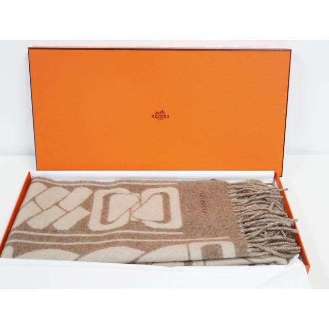 エルメス HERMES カシミヤ マフラー 《クリック・セ・ヌエ》 カシミア 未使用品 H392917T 01 メンズ 小物_5