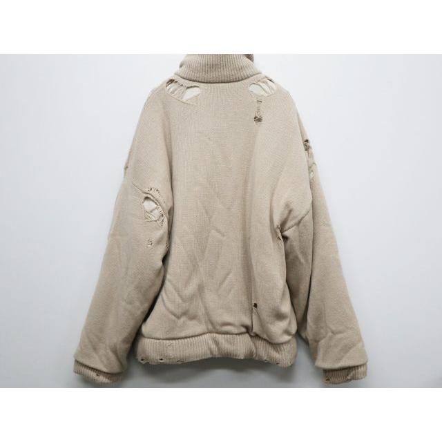 Maison MIHARA YASUHIRO ミハラヤスヒロ ジップ ニット カーディガン A11CD501 padded zip knit サイズ48 美品  ジャケット MIHARAYASUHIRO Maison MIHARA YASUHIRO ミハラヤスヒロ ジップ ニット