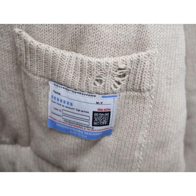 Maison MIHARA YASUHIRO ミハラヤスヒロ ジップ ニット カーディガン A11CD501 padded zip knit サイズ48 美品  ジャケット MIHARAYASUHIRO Maison MIHARA YASUHIRO ミハラヤスヒロ ジップ ニット