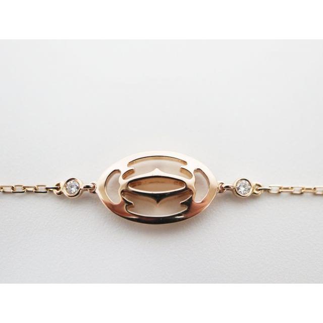 カルティエ Cartier ロゴドゥーブル ブレスレット 750PG B6038000 ピンクゴールド ダイヤモンド ブレスレット レディース_1