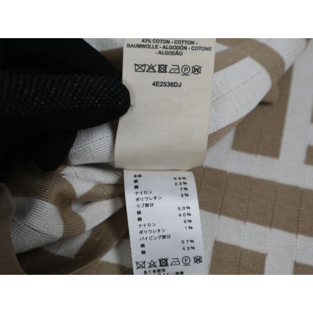 エルメス HERMES モザイクモチーフ 4E2536DJ ノースリーブ ワンピース サイズ36 ベージュ 極上美品 【中古】 ドレス_4