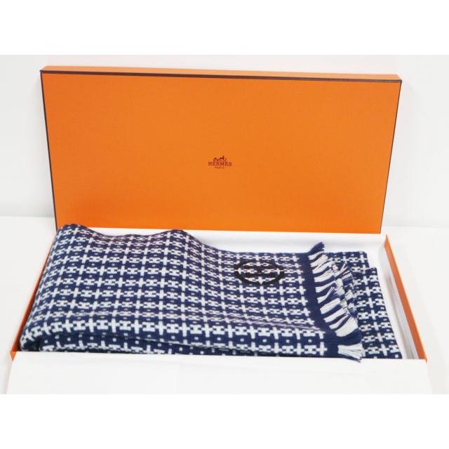 HERMES（エルメス） レザー グラフィック H スカーフ マフラー