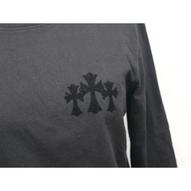 CHROME HEARTS（クロムハーツ） 長袖 Tシャツ クロスパッチ トリプル