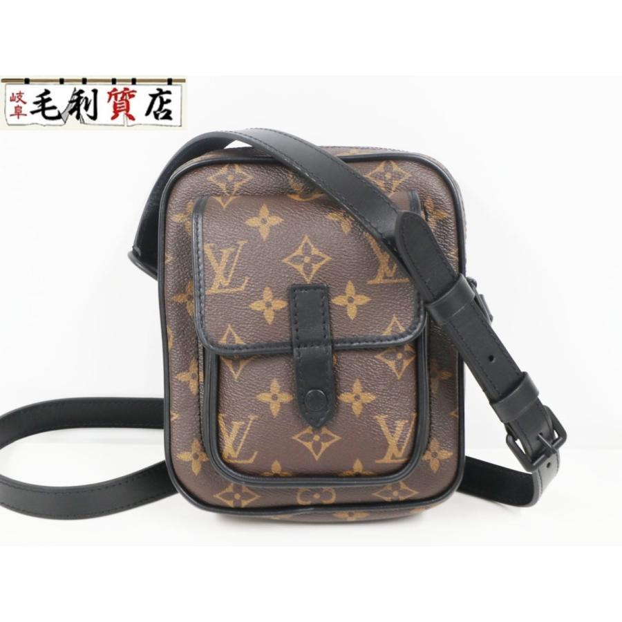 極上美品!格安!ルイヴィトン LOUIS VUITTON モノグラム マカサー クリストファー ウエアラブル ウォレット M69404 バッグ