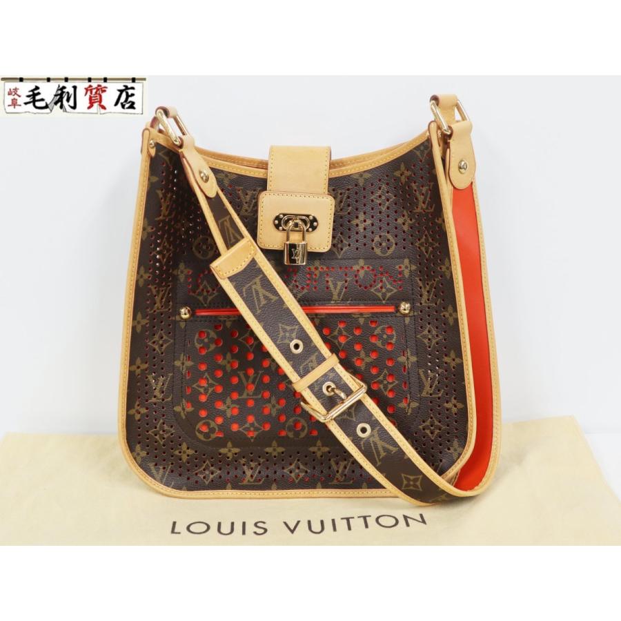 送料無料!極上美品!格安!ルイヴィトン LOUIS VUITTON モノグラム ペルフォ ミュゼット M95174 オランジュ ショルダー