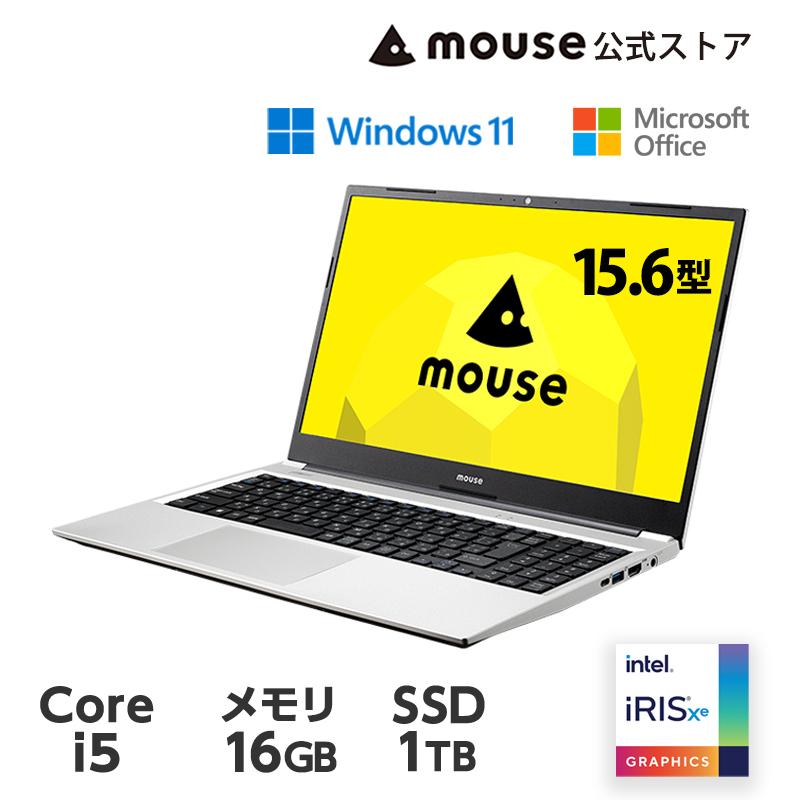 マウスコンピューター ノートパソコン Office付き 新品 15.6型 mouse 