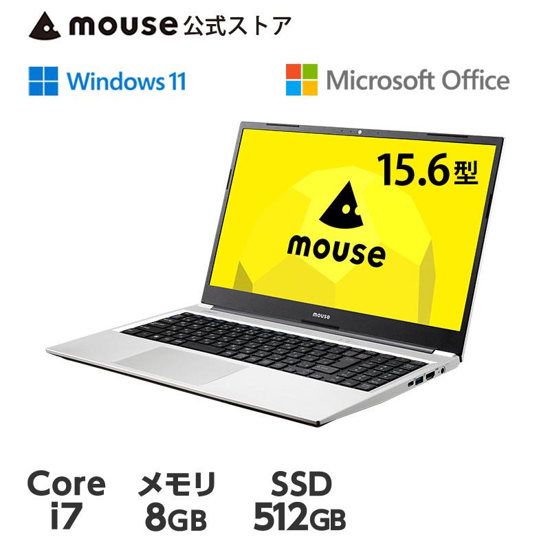 大量入荷 ノートパソコン 新品 15.6型 mouse B5-i7-MA-AB Windows 11