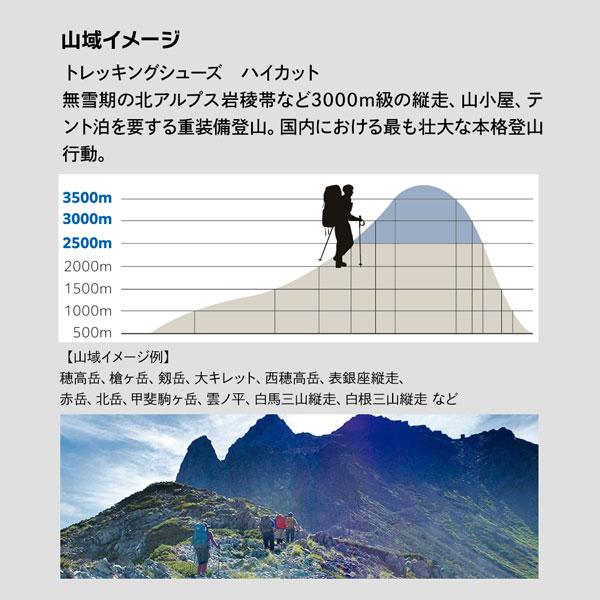 グランドキング GK_ALT HI 登山靴 トレッキングシューズ メンズ ゴアテックス 防水 ハイカット 縦走 登山 アルパイン 軽量 高耐久 正規品 | キャラバン | 19