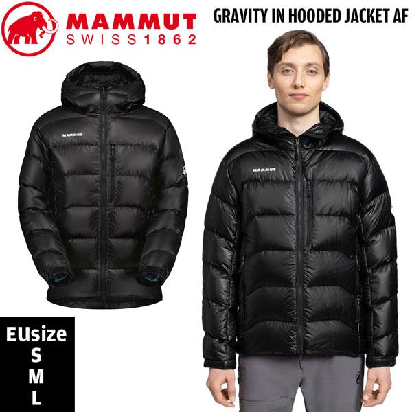 【花太郎☆】MAMMUT グラビティ フーデッド ダウンジャケット 750 MAMMUT（マムート） MAMMUT GRAVITY IN HOODED JACKET AF black