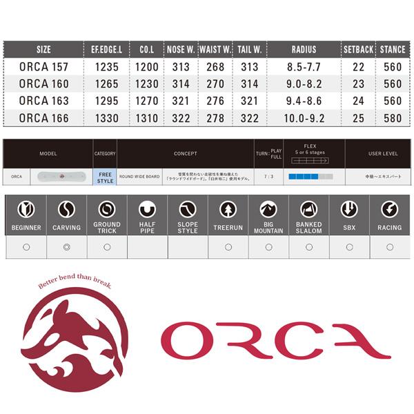 オガサカ オルカ 25-26 OGASAKA ORCA スノーボード 板 25-26-BO-OGA | OGASAKA | 09