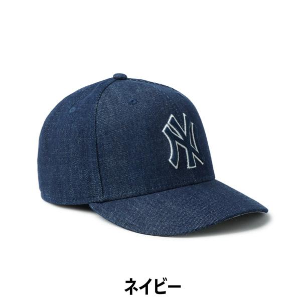 ニューエラ キャップ NEW ERA PC5950 ニューヨーク・ヤンキース CHAIN デニム ネイビー 帽子 綿 | NEW ERA | 11