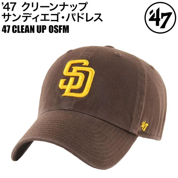 47Brand  キャップ  クリーンナップ サンディエゴ・パドレス ブラウン 47 CLEAN UP 帽子 | 